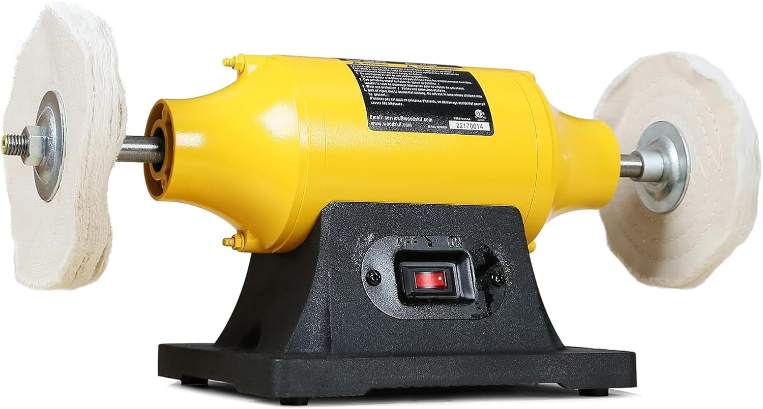 Woodskil 6" Bench Buffer Polisher